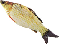 OPHRBU 24 inch fish plush pillow shaped like a realistic carp with soft short plush fabric