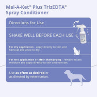 Plus TrizEDTA Spray Conditioner for Dogs and Cats, 8 oz