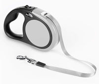 Heavy Duty Retractable Dog Leash-16ft Strong & Durable Walking Leash - Grey / Small/Medium - image 2