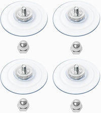AMOSIJOY 4 Pack Cat Window Perch Strong Replacement Suction Cups