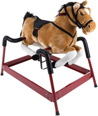 Happy Trails Spring Rocking Horse, 29” x 11” x 25” - Brown