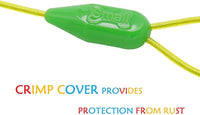 Petest 25ft Tie-Out Cable with Crimp Cover for Small Dogs Up to 35 Pounds