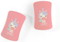 loukin Kids Magnetic Dry Erase Erasers - Pink 2 Pack