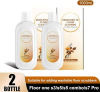 Floor Cleaning Solution Compatible With Tineco , Deep Cleans for Multiple Hard Floors, Suitable With All Robot Vacuums with Mopping and Cordless Wet/Dry Vacuum Mop Cleaner (Floral Fragrance 2 Bottle)