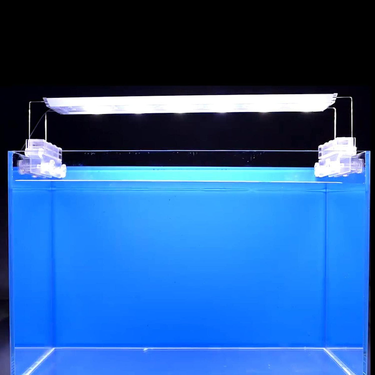 ELEBOX Aquarium Background Blue Black Fish Tank Background Wallpaper - 23.6" H x71.7" L - image 3