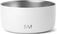 Simple Modern Dog Bowls & Cat Bowls, Beige - -Winter White / 4 Cups