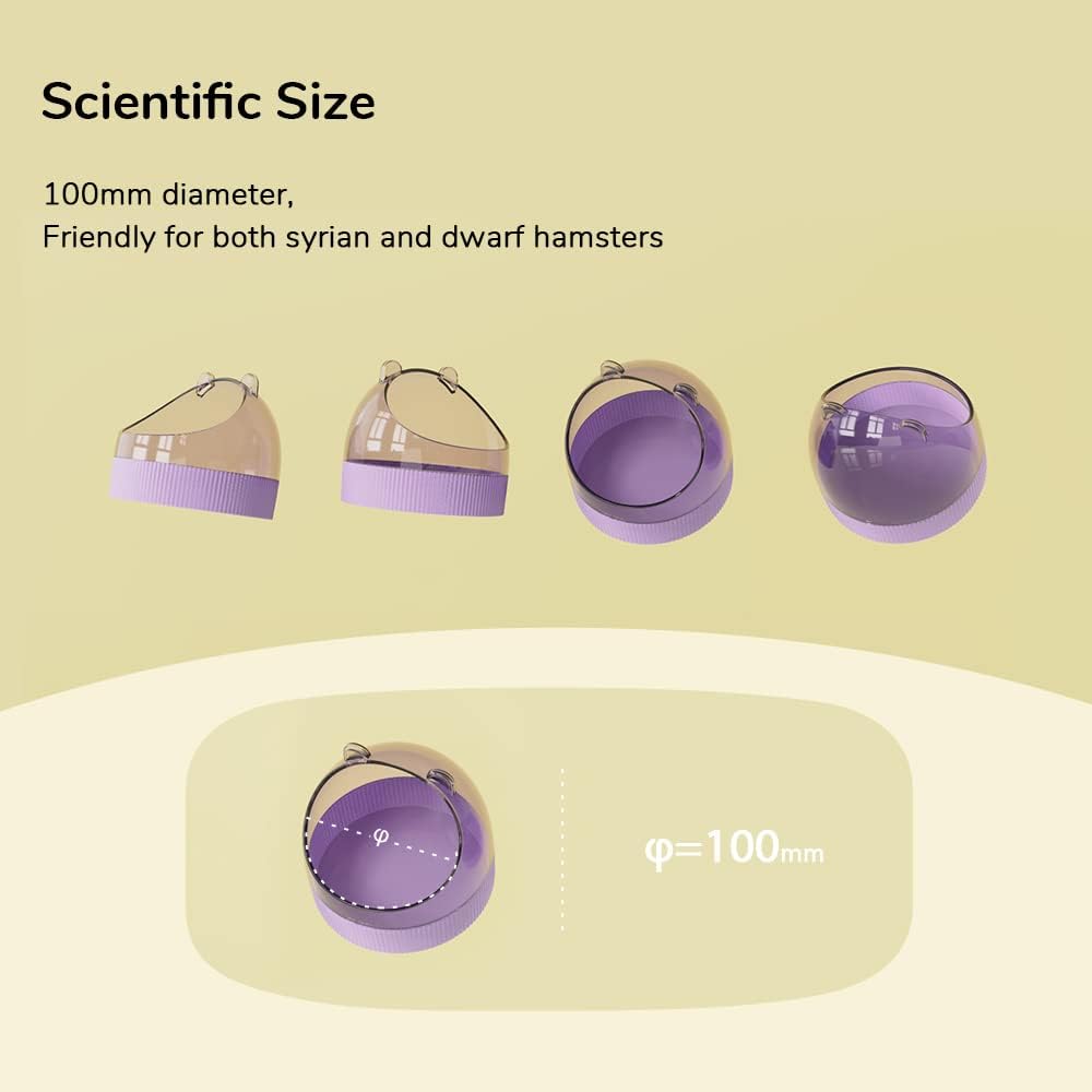 Guinea Pig Food Bowl Hamster Ceramic Water Dish Anti-Spill & Prevent - White - image 4