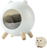 TUTU&LELE Hamster Hideout Space Elf Nest - White