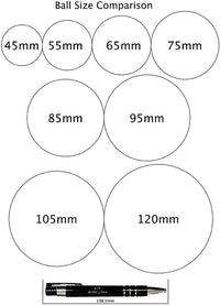 DSJUGGLING two clear acrylic 55 mm contact juggling balls for beginners - view 7