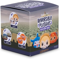 TeeTurtle Cute Cryptids Series 3 Inch Reversible Plushie Mystery Box – Fun for Kids & Family - Labyrinth - Set of 6