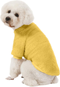 3 Pack Dog Sweaters, Dog Clothes for Small Dogs Girl Boy – Essentials for Dogs - X-Small / Orange+Coffee+Yellow - image 4