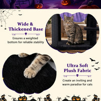 51" Gothic Multi-Level Cat Tree with Spider Toy & Hammock