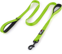 Plutus Pet Double Handle Dog Leash, for Medium Large Dogs - 6 FT / Green