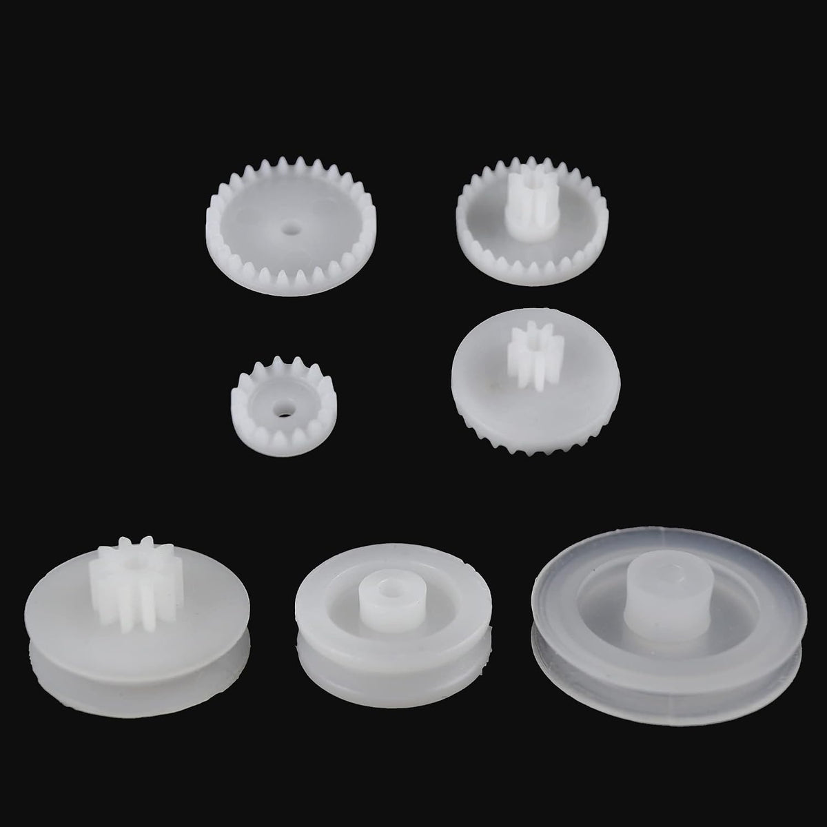 Delinx 200 piece plastic gear set with crown, worm and reduction gears - view 3