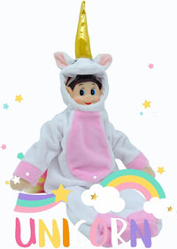 Fayelfland unicorn couture outfit for 12 inch elf dolls in pink - view 4