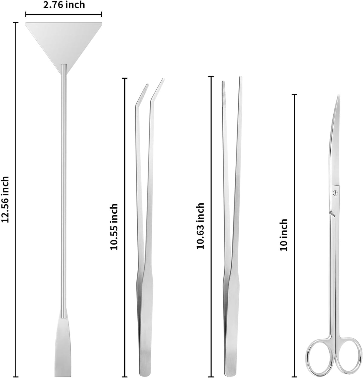 Ohtomber 4PCS Aquascape Tool Aquarium Kit with Tweezers Scissors - image 2