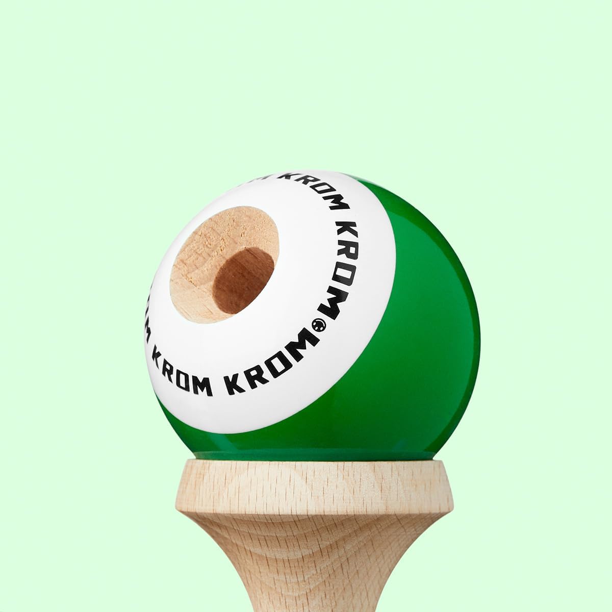 KROM, Kendama Toy POP LOL Lime Green, High Wood Quality - POP LOL Dark Green (Premium Pack) - image 4