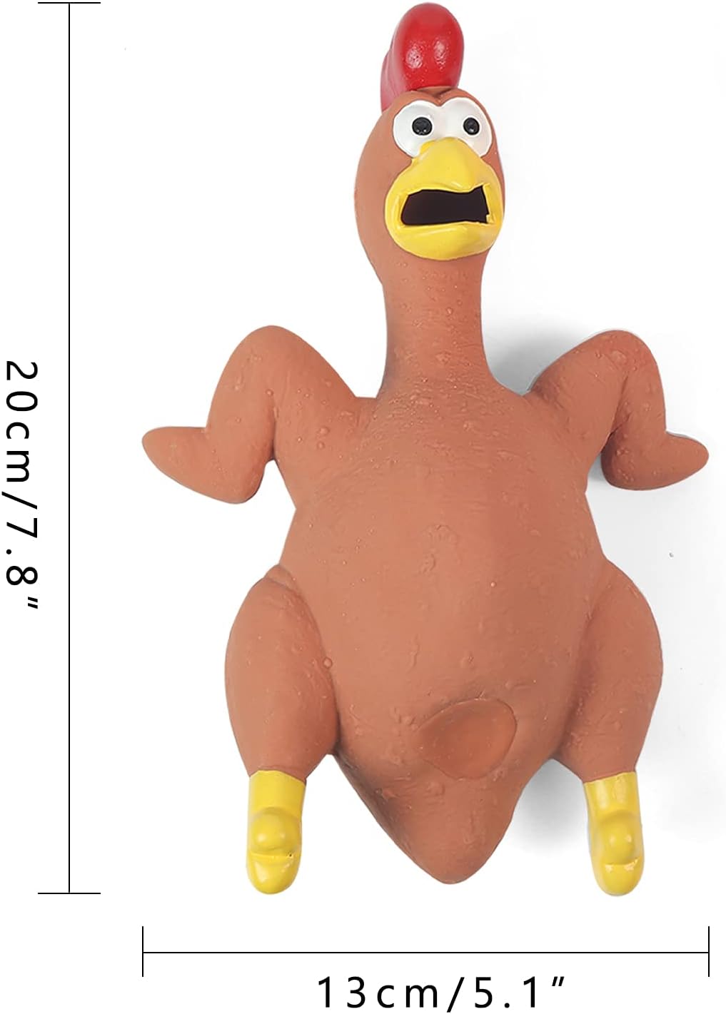 3-Pack Squeaky Pig Dog Toys - Roast Chicken - image 3