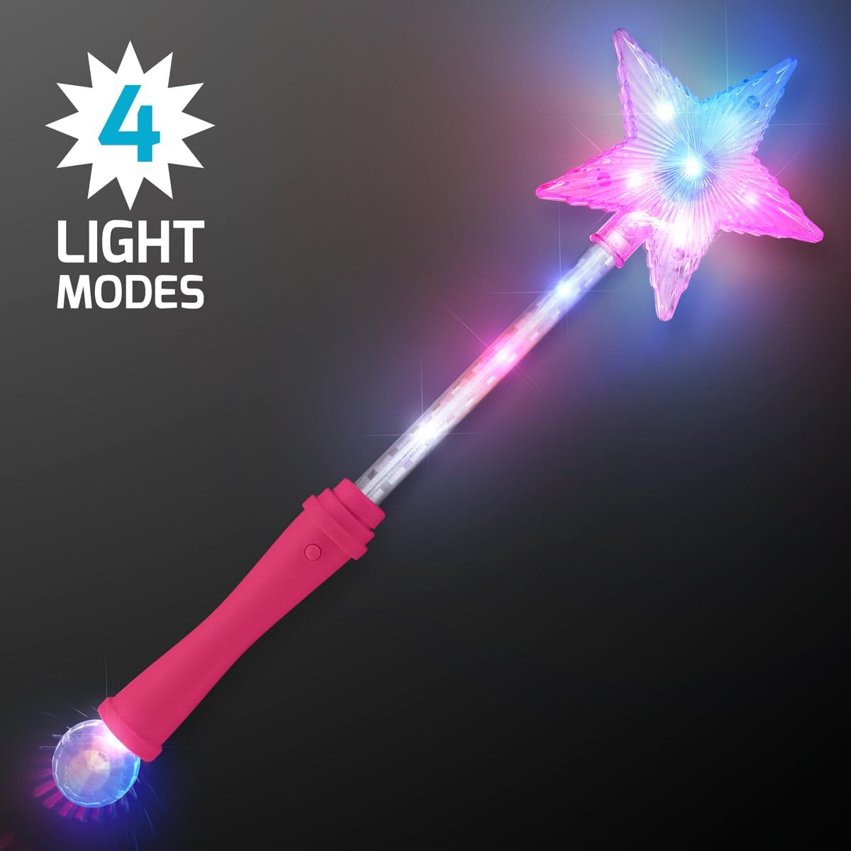 Pink Super Star Princess LED Light Up Magic Wand for Kids – Fun for Kids & Family - image 3
