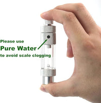 LINLAN Easy Water Refill CO2 Bubble Counter with Check Valve and Water Adder for Planted Aquarium CO2 Regulator (Air Pipe Connection)