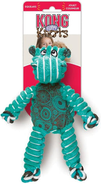 KONG Floppy Knots Rope and Plush Dog Toy - Hippo / Small/Medium - image 2