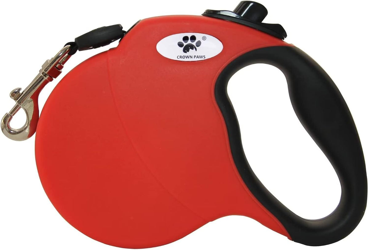 Retractable Dog Leash, Small Dog - Medium / red