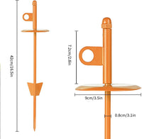 Dog tie-Out Stake for Dogs - Orange - image 3