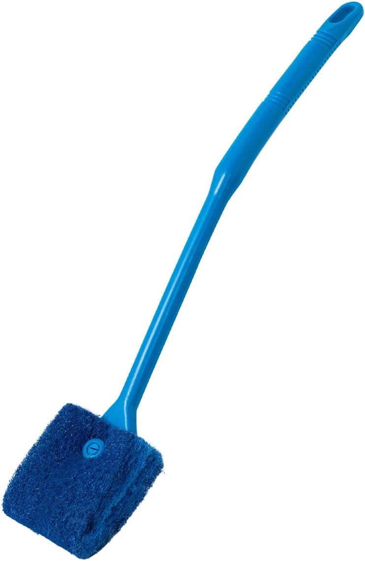 SLSON Aquarium Algae Scraper Double Sided Sponge Brush Cleaner Long - 2