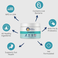 Under the Weather Pet Probiotics Powder for Cats | Vet Formulated Probiotic Supplement for Digestive Gut Health | Promotes Good Digestion & Immunity | Aids Occasional Diarrhea for Cats (2.54 Oz)