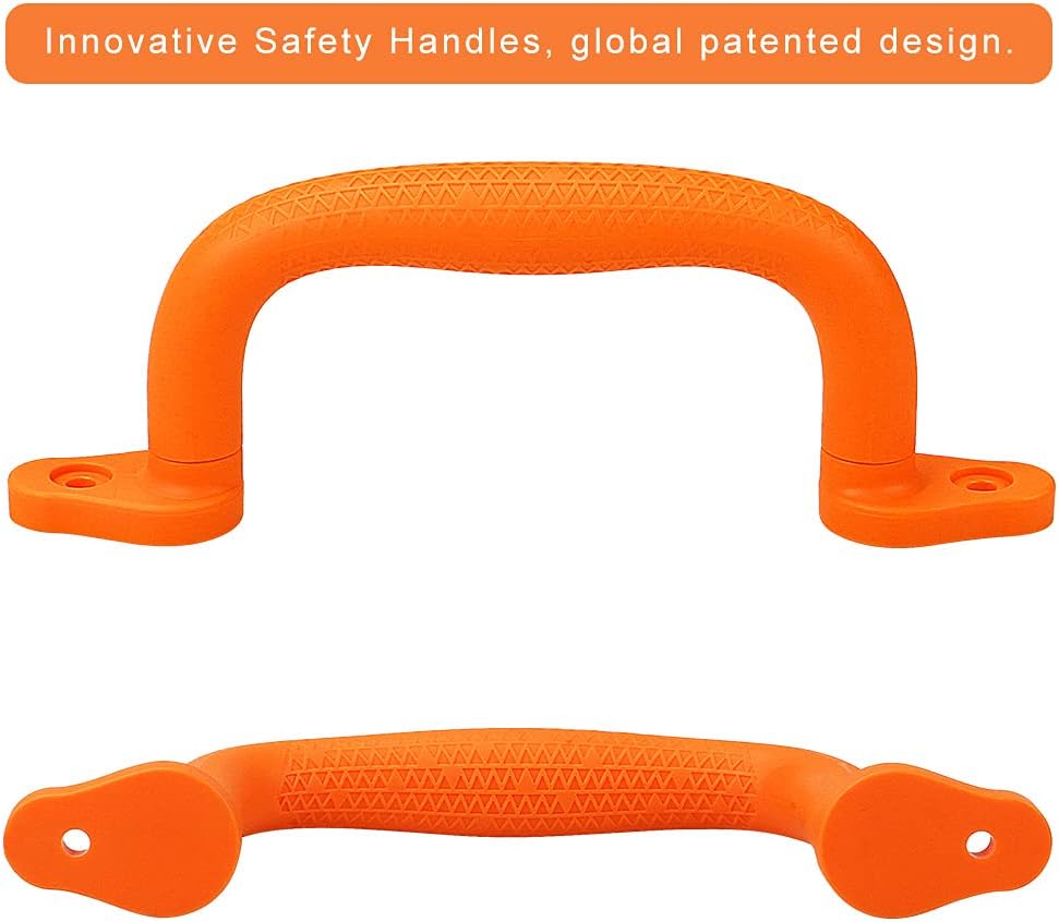 Dolibest Set of 4 Safety Playground Handles - Orange-2pcs - image 2