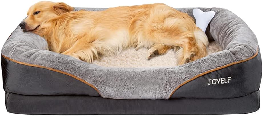 Medium Memory Foam Dog Bed Orthopedic Dog Bed & Sofa with Removable - XLarge-40"x30"