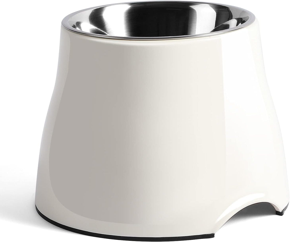 yoken Elevated Dog Bowls,[Prevention of Vertebrae Disease][Super Non-Slip] Dog Bowl with Stainless