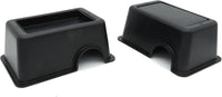 Reptile Hide Box Snake Hide Feel Secure and Safe, Gecko Hide - Black / Small 2 Pcs