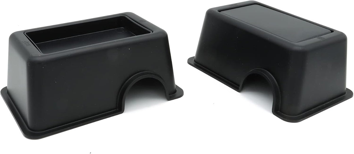 Reptile Hide Box Snake Hide Feel Secure and Safe, Gecko Hide - Black / Small 2 Pcs