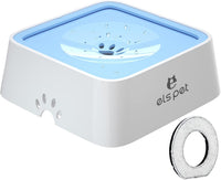 ELS PET No Spill Dog Cat Bowl 35oz 1L Anti Slip Travel Water - 2L / Blue