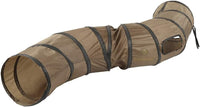 SunGrow Collapsible Tunnel for Cat - Brown and Black - image 2
