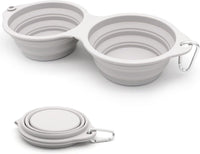 SLSON Collapsible Dog Bowls - Cold Grey