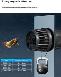 Aquarium Wave Maker Pump (DMP30) – Submersible Powerhead for Saltwater Marine Reef Tanks, Smart Controller & Bluetooth App Control
