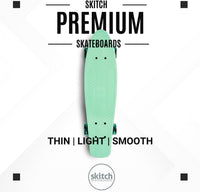 SKITCH Skateboards for Kids, Teens and Adults - [Mint Green] LED+ - image 2
