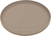 Dog Food Mat Round 10" - Raised Edges Dogs Mat for Food and Water Prevent Spill, Waterproof Cat Food Mats Protect Floors, Easy Clean Dog Bowl Mats for Food and Water, Silicone Pet Feeding Placemats