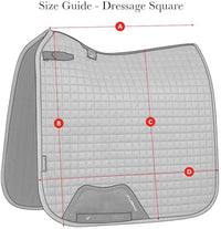 LeMieux Suede Dressage Square - English Saddle Pads for Horses - Equestrian Riding Equipment and Accessories