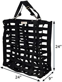 Derby Originals Supreme 4-Sided Slow Feed Hay Bag – Patented, 1-Year Warranty, 3.5" & 1.75" Openings