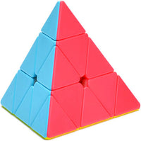 CuberSpeed Pyramid Speed Cube Stickerless Magic Cube Qiyi Qiming