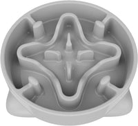 Slow Feeder Dog Bowls Small Breed - Gray / 2 Cup