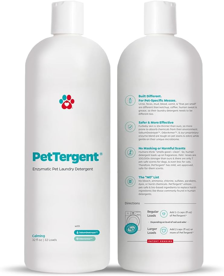Pet Parents PetTergent, Enzymatic Pet Laundry Detergent - Calming / 32 Fl Oz (Pack of 2) - image 4