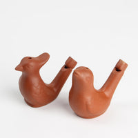 KVMORZE ceramic bird water whistles, set of 2 clay bird-shaped warbler whistles - view 4