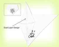 2PCS Christmas Dog Bandanas – Red and Green Plaid with Tassels - BIG FRENCHIES