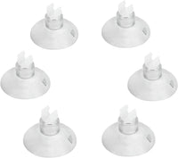 Pawfly Aquarium Suction Cup Clips for Standard 3/16" ID Airline - Clear / 20 Pack
