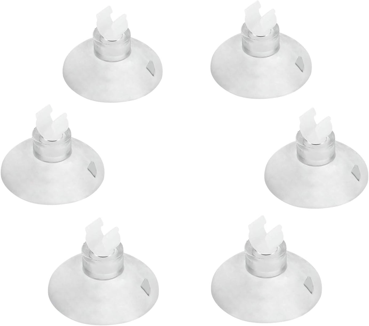 Pawfly Aquarium Suction Cup Clips for Standard 3/16" ID Airline - Clear / 20 Pack