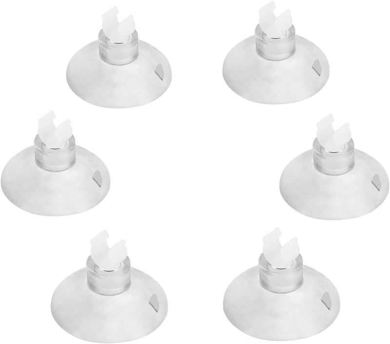 Pawfly Aquarium Suction Cup Clips for Standard 3/16" ID Airline - Clear / 20 Pack
